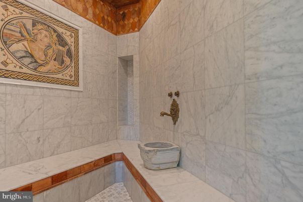Bathroom, Interior, Marble Walls