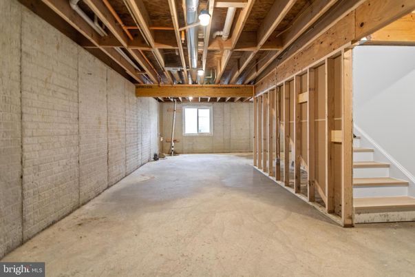 Interior, Stone Walls, Wooden Beams