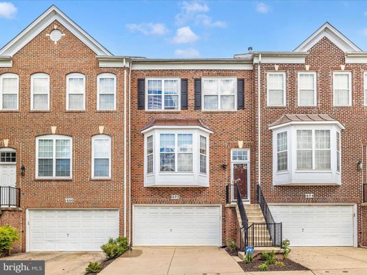Attached, Exterior, Facade, Brick Facade, Rowhouse