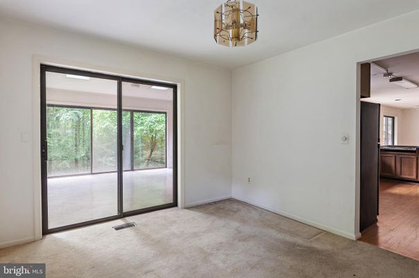 Chandelier, Empty room, Interior