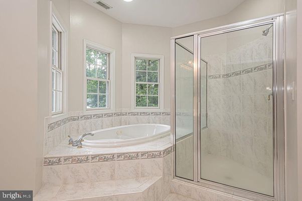 Bathroom, Glass Shower, Interior, Marble, Marble Walls, Recessed Lighting