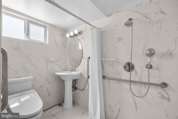 Bathroom, Interior, Marble Walls