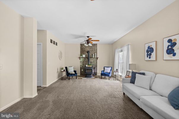 Interior, Living room, Stone Walls