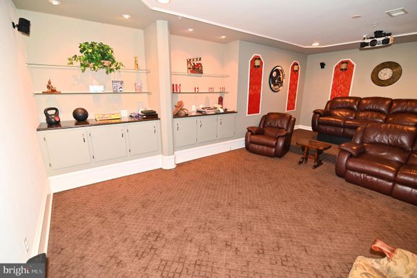 Home Theatre Room, Interior, Recessed Lighting, Theatre Room