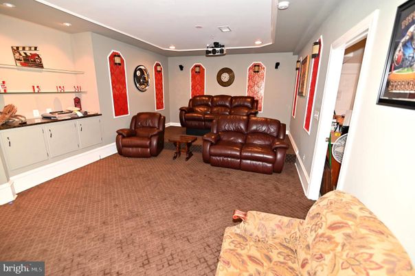 Interior, Recessed Lighting, Theatre Room