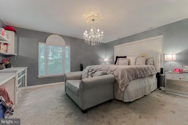Bedroom, Chandelier, Interior