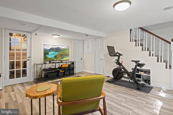 Fitness Equipment, Interior, Wood Texture Flooring