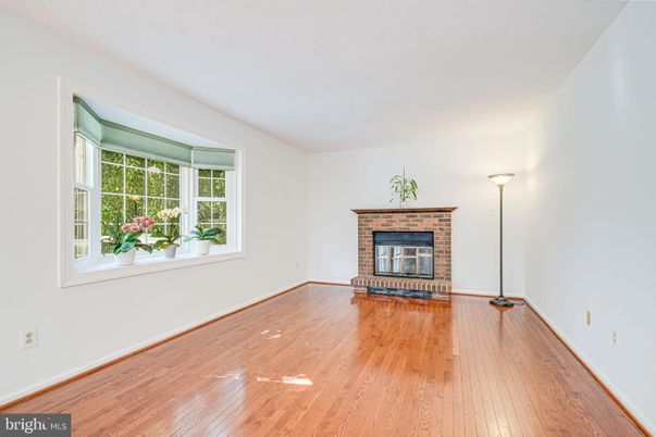 Empty room, Fireplace, Interior, Wood Texture Flooring