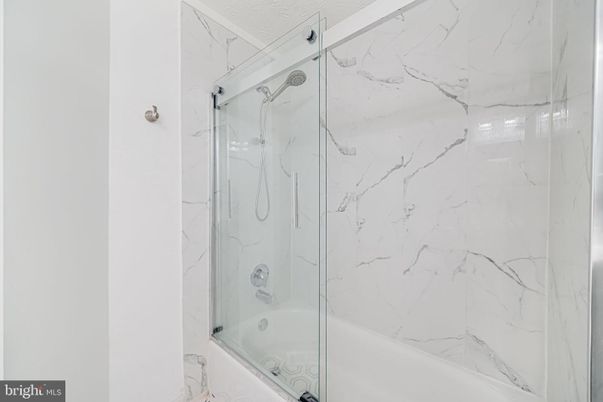 Bathroom, Glass Shower, Interior, Marble Walls
