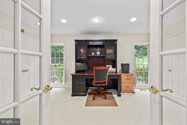 Home Office, Interior, Recessed Lighting