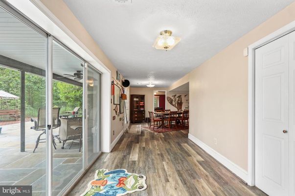 Dining room, Interior, Wood Texture Flooring