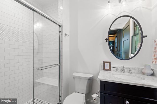 Bathroom, Glass Shower, Interior