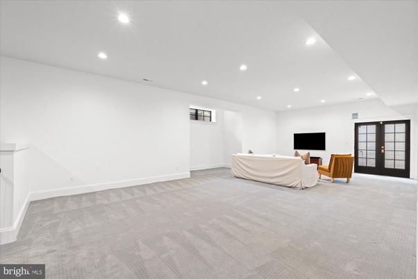 Interior, Living room, Recessed Lighting