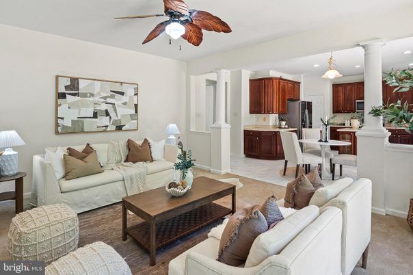 Dining room, Interior, Kitchen, Living room, Pendant Lights, Recessed Lighting
