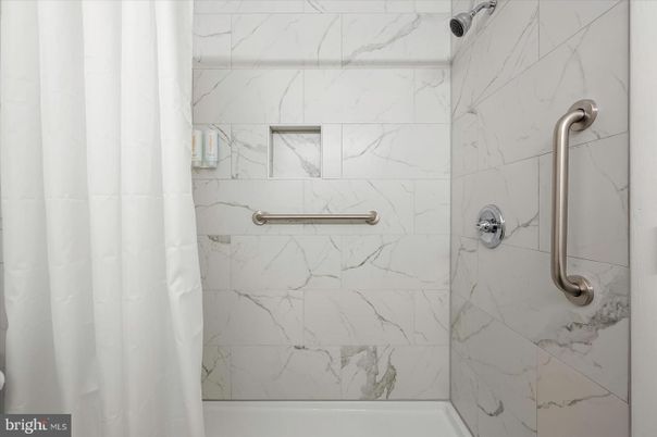Bathroom, Interior, Marble Walls