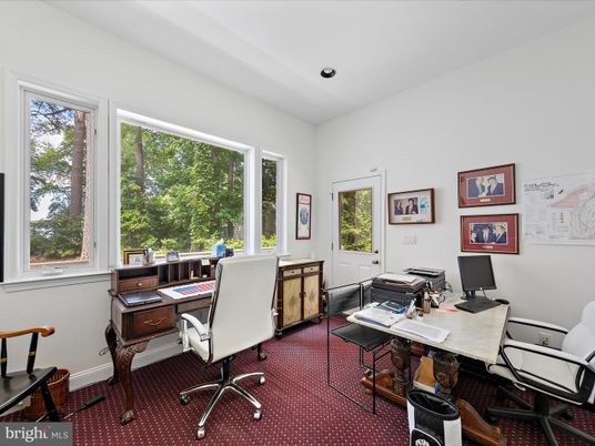 Home Office, Interior, Recessed Lighting