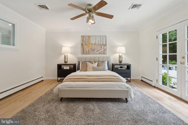 Bedroom, Interior, Wood Texture Flooring