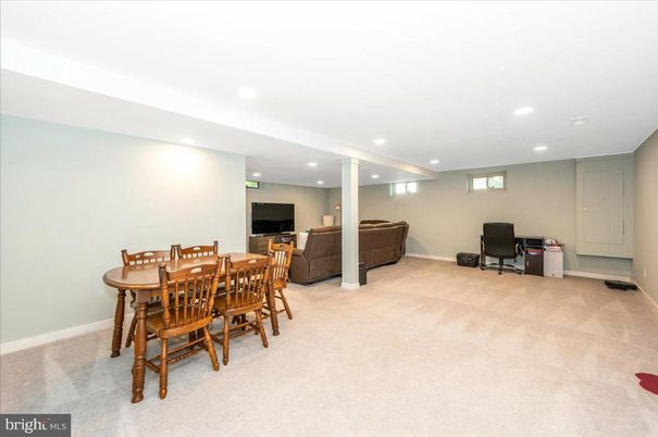 Home Office, Interior, Living room, Recessed Lighting