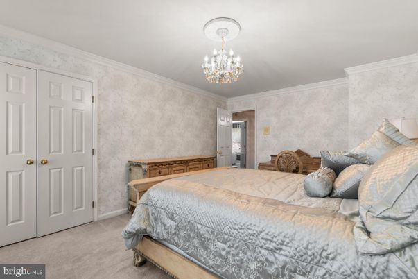 Bedroom, Chandelier, Interior