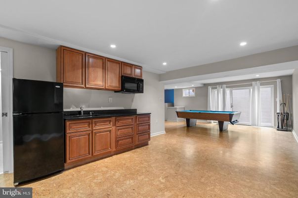 Billiard Table, Game Room, Interior, Kitchen, Recessed Lighting
