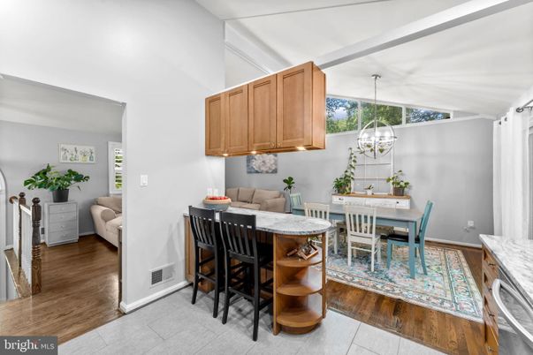 Chandelier, Dining room, Interior, Pendant Lights, Wood Texture Flooring