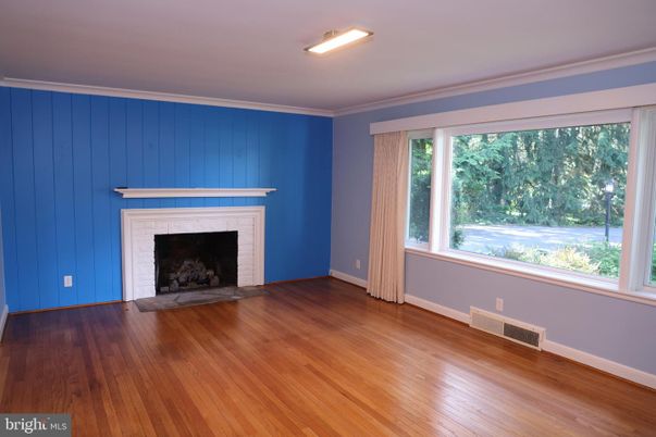 Empty room, Fireplace, Interior, Wood Texture Flooring