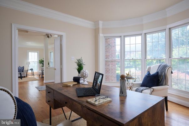 Home Office, Interior, Wood Texture Flooring