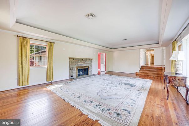 Fireplace, Interior, Recessed Lighting, Wood Texture Flooring