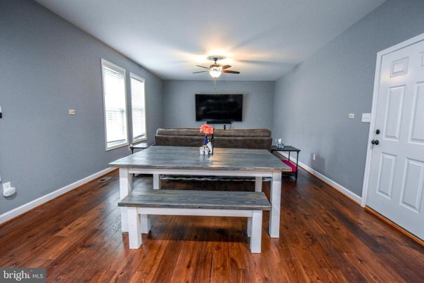 Dining room, Interior, Wood Texture Flooring