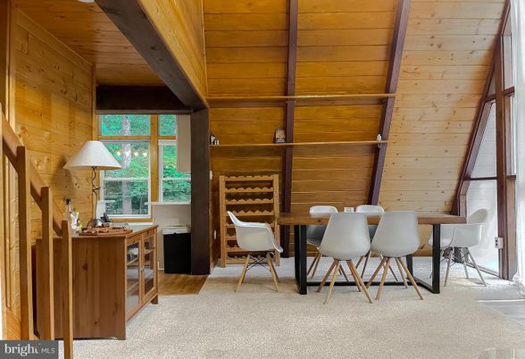 Dining room, Interior, Wooden Beams, Wooden Ceilings, Wooden Walls