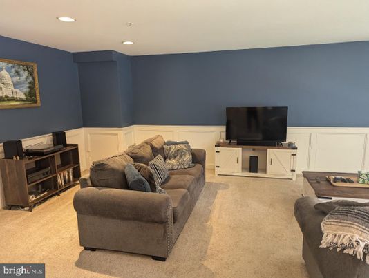 Interior, Living room, Recessed Lighting