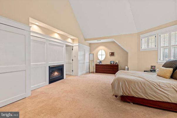 Bedroom, Fireplace, Interior