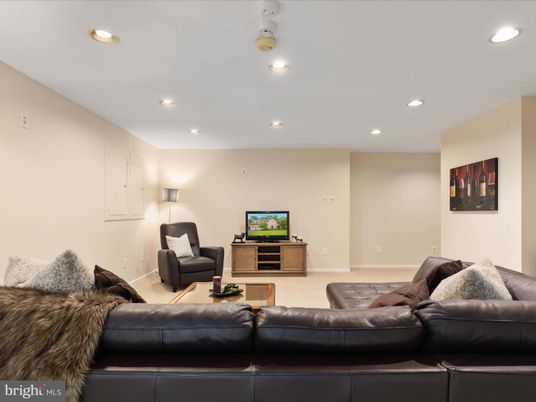 Interior, Living room, Recessed Lighting