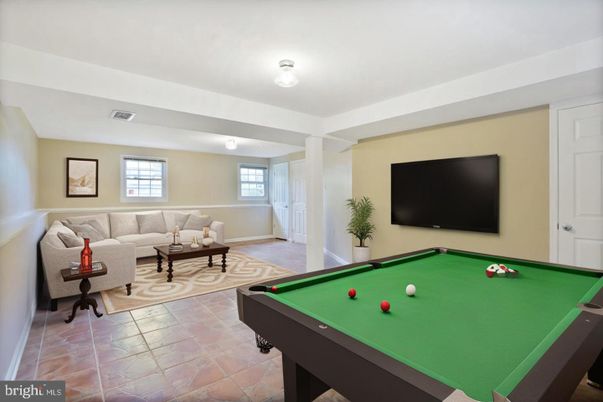Billiard Table, Game Room, Interior, Living room