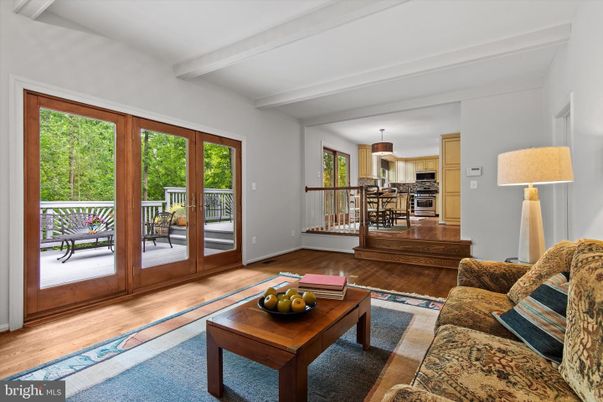 Interior, Kitchen, Living room, Stainless Steel Appliances, Wood Texture Flooring