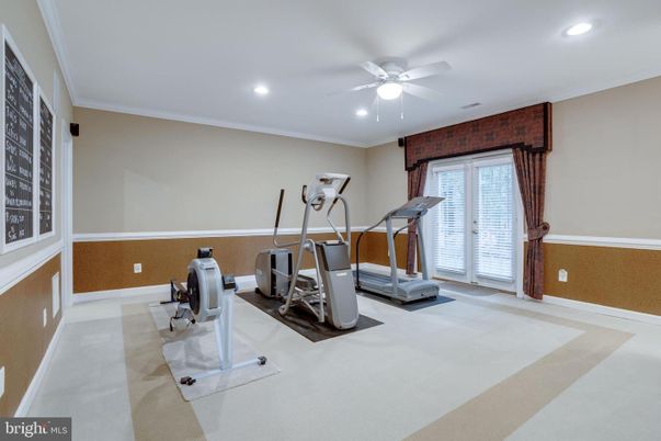 Fitness Equipment, Interior, Recessed Lighting