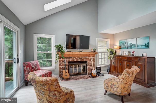 Fireplace, Interior, Wood Texture Flooring