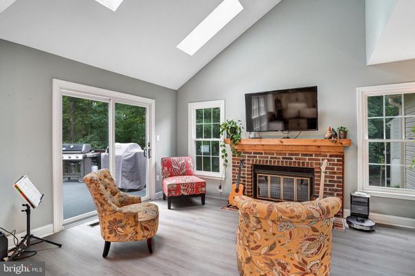 Fireplace, Interior, Wood Texture Flooring