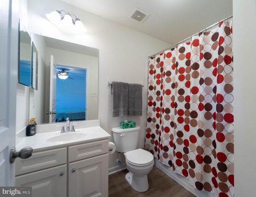 Bathroom, Interior, Wood Texture Flooring