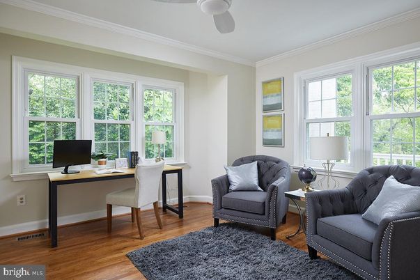 Home Office, Interior, Wood Texture Flooring
