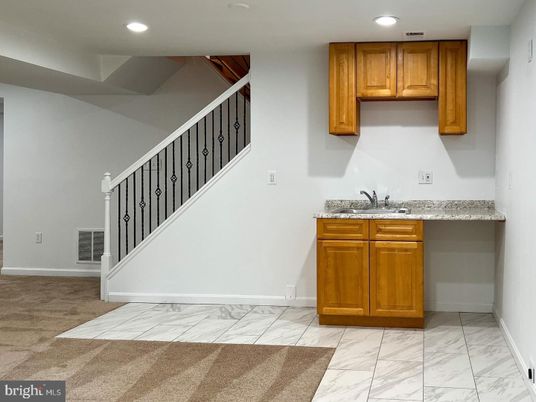Interior, Marble, Recessed Lighting