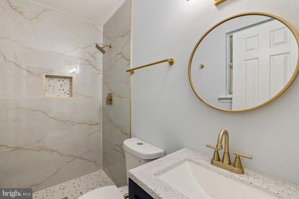 Bathroom, Interior, Marble Walls