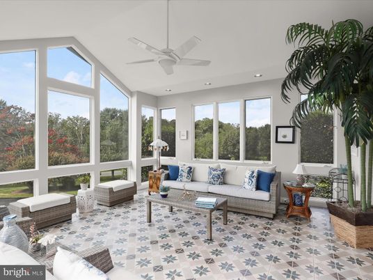 Interior, Living room, Recessed Lighting, Sun Room