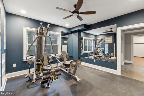 Fitness Equipment, Interior, Recessed Lighting