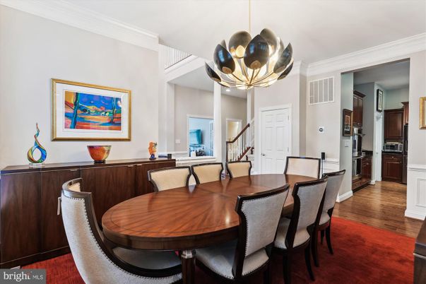 Chandelier, Dining room, Interior, Kitchen, Pendant Lights, Wood Texture Flooring
