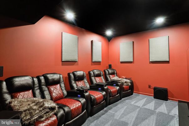 Home Theatre Room, Interior, Recessed Lighting, Theatre Room