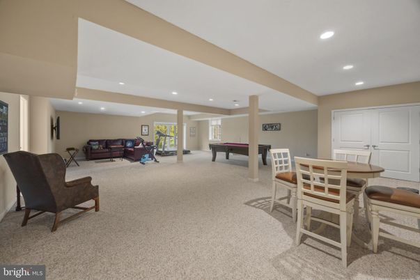 Billiard Table, Dining room, Fitness Equipment, Game Room, Interior, Recessed Lighting