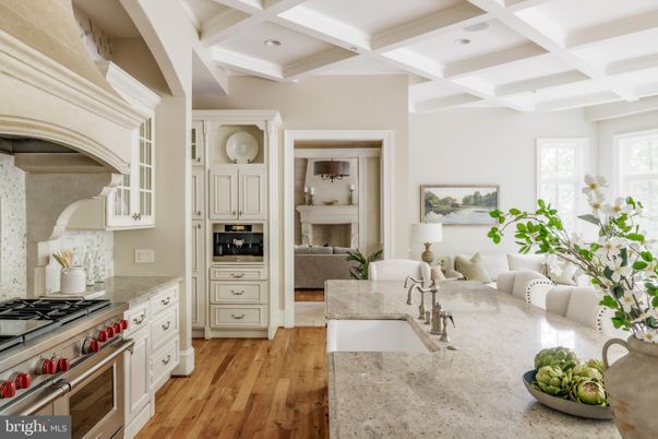 Interior, Kitchen, Living room, Recessed Lighting, Stainless Steel Appliances, Wood Texture Flooring