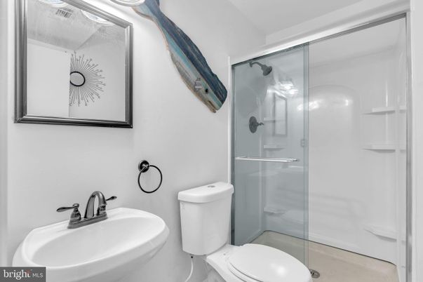 Bathroom, Glass Shower, Interior