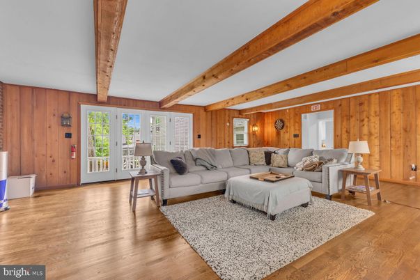Interior, Living room, Wooden Beams, Wood Texture Flooring, Wooden Walls